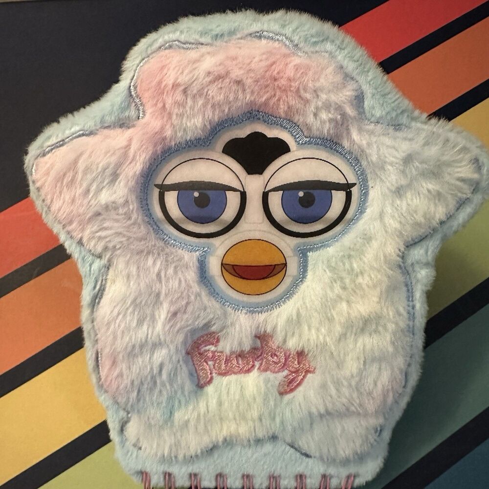 Furby Plush Notebook & Pink Blue Animation free lipstick New